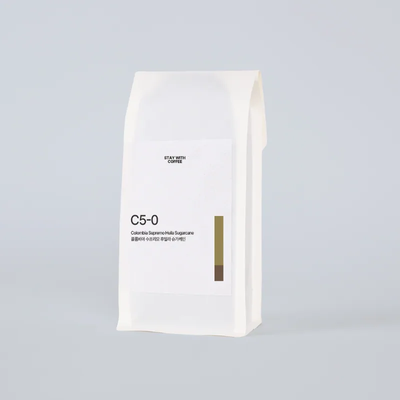 콜롬비아 수프리모 후일라 슈가케인 (디카페인), colombia coffee from stay with coffee