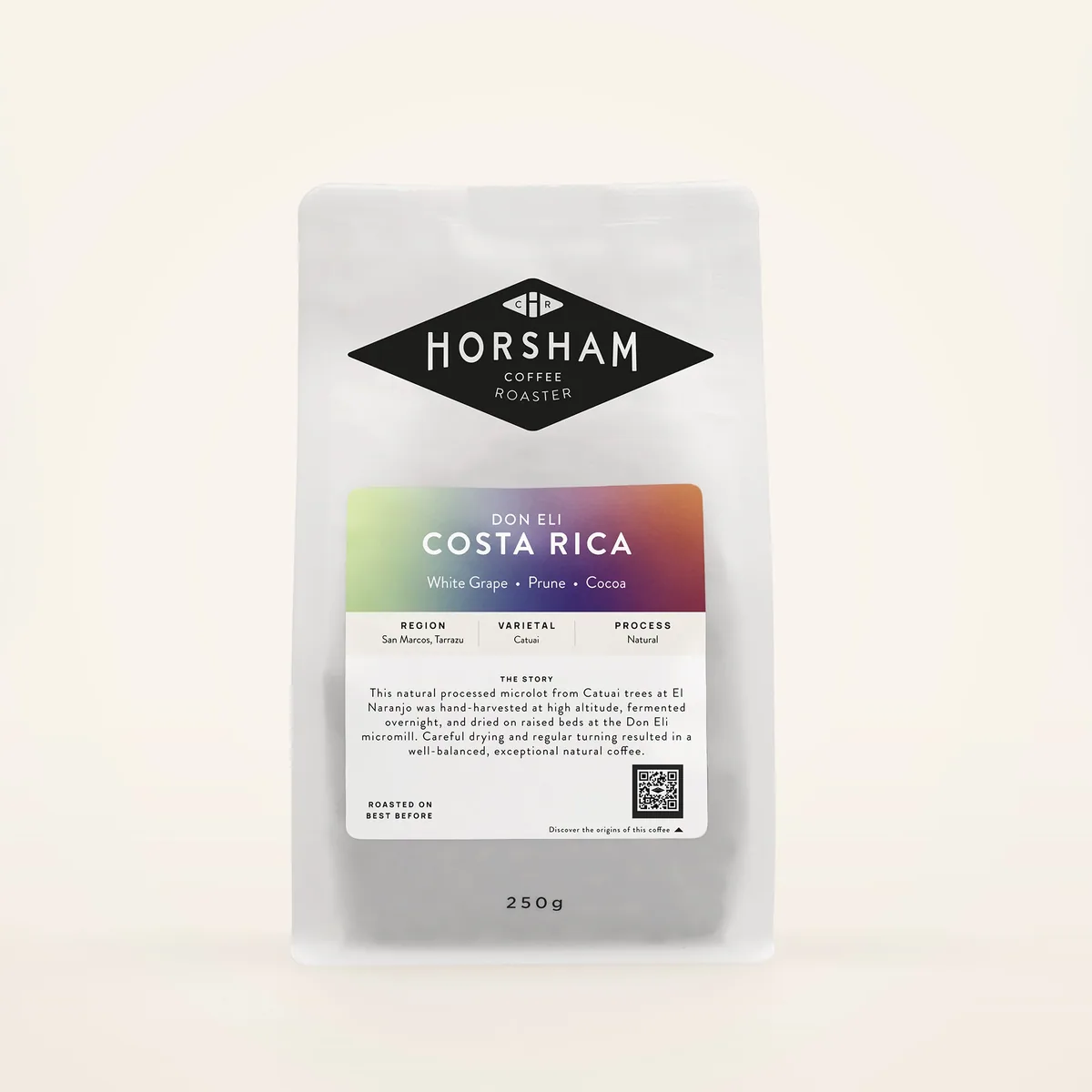 don eli natural, costa rica coffee from horsham coffee roaster