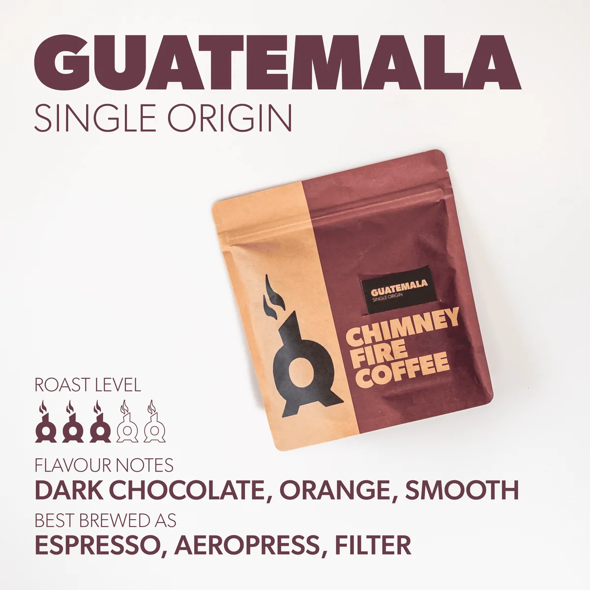 guatemala finca medina, guatemala coffee from chimney fire coffee