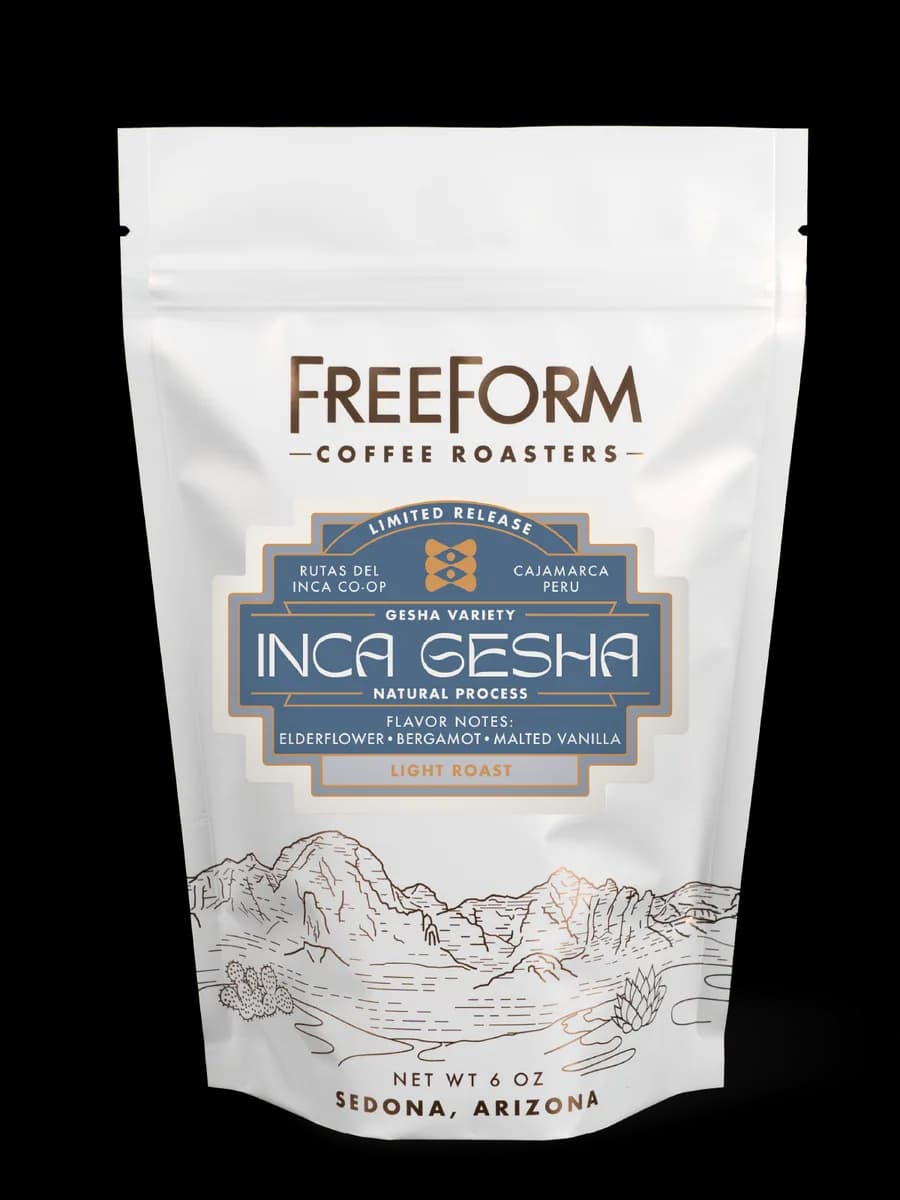inca gesha - peru, peru coffee from freeform coffee roasters