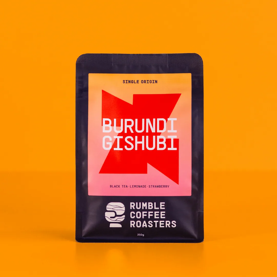 burundi gishubi espresso, burundi coffee from rumble coffee roasters hq - local pickup only