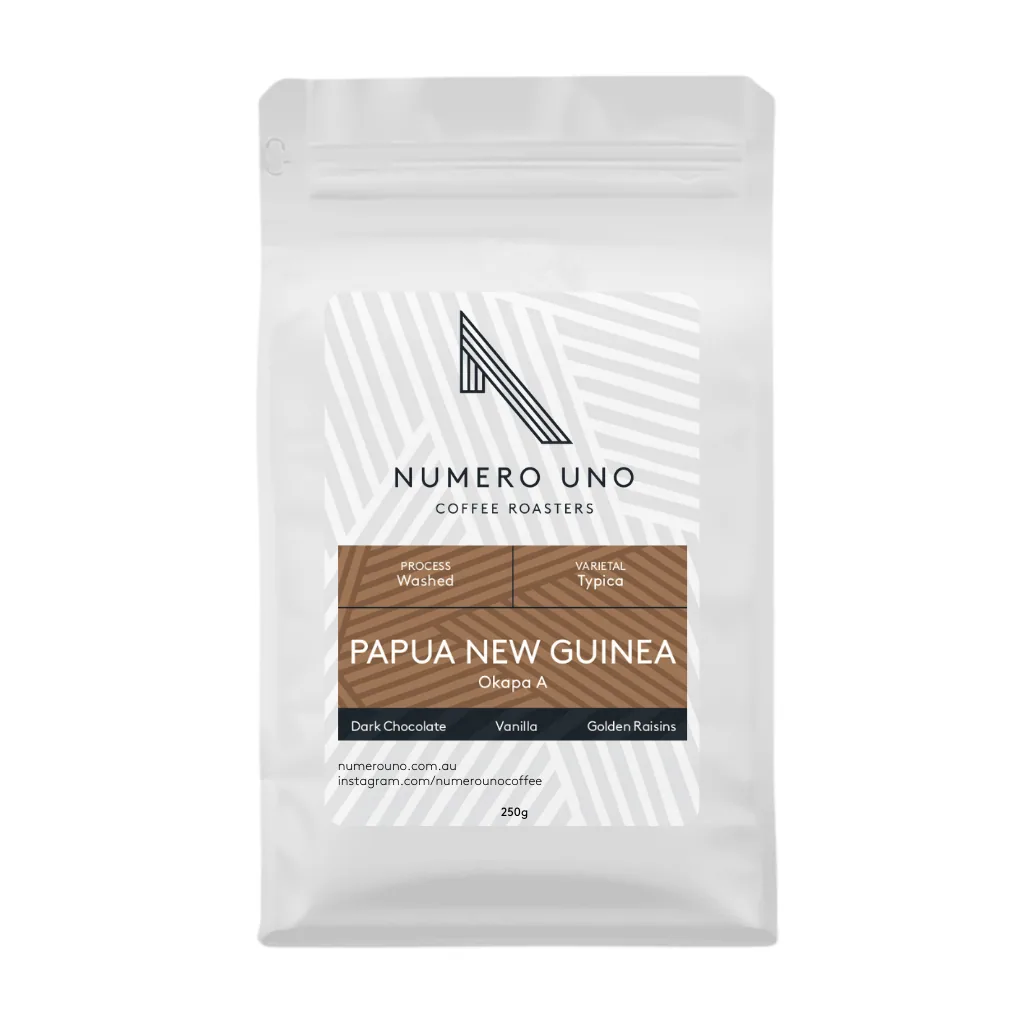 papua new guinea, okapa a (washed), papua new guinea coffee from numero uno coffee roasters