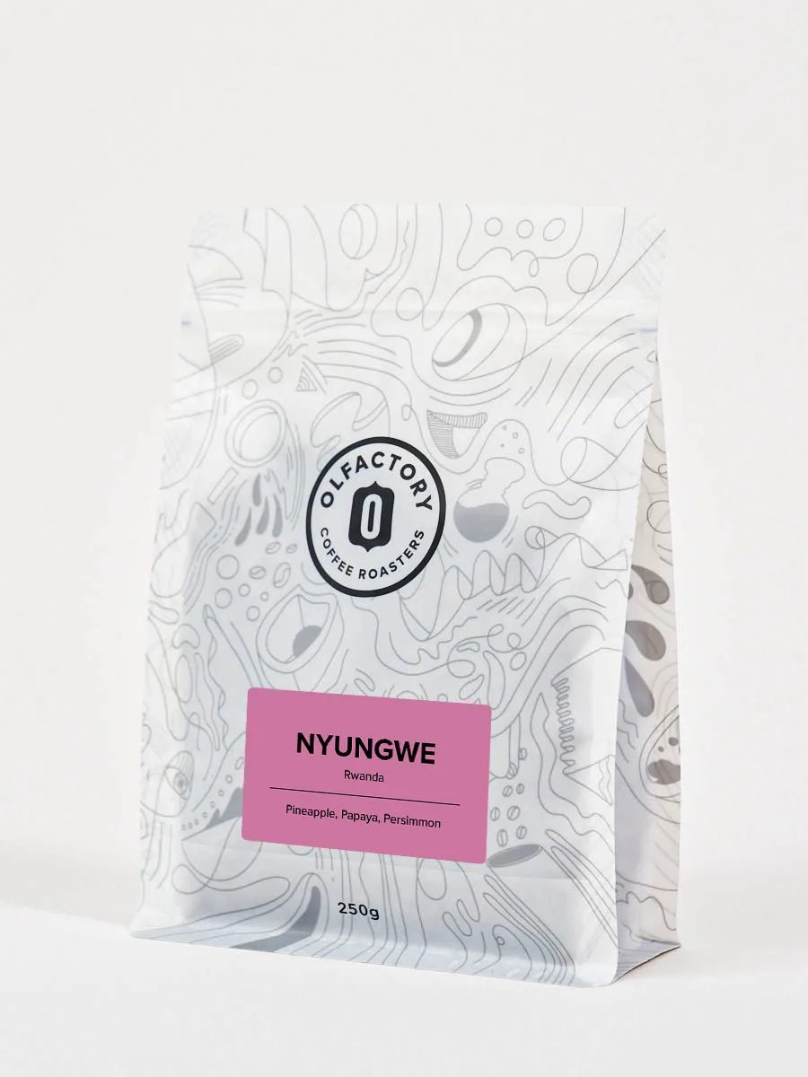 nyungwe, rwanda + peru coffee from olfactory coffee roasters
