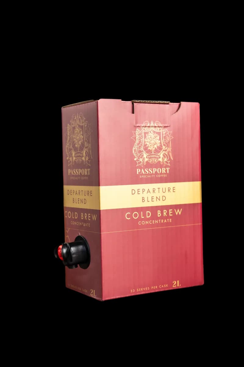 cold brew - departure blend concentrate 2l (pick up only), ethiopia coffee from passport specialty coffee