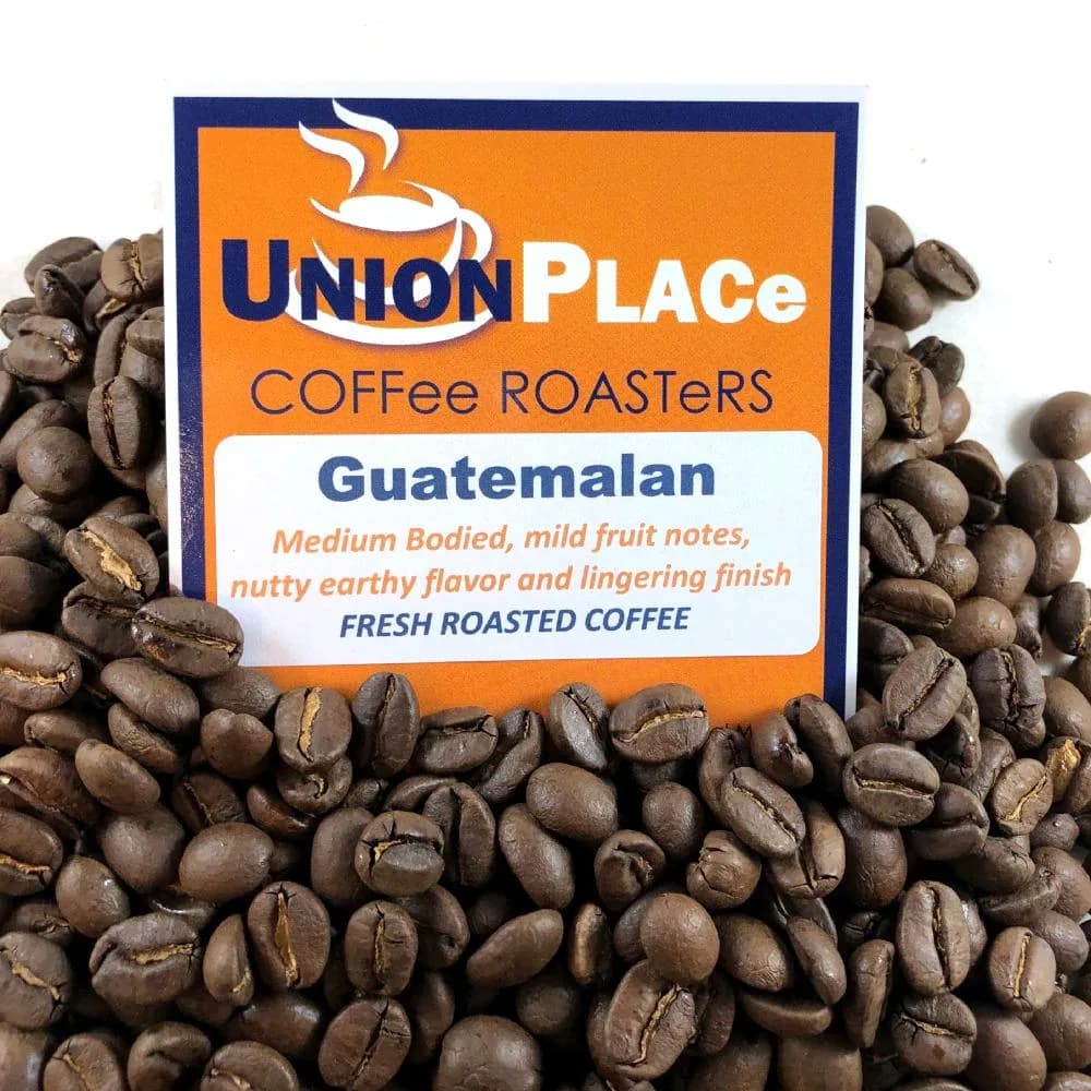 guatemalan organic medium roast, guatemala + honduras coffee from union place coffee roasters