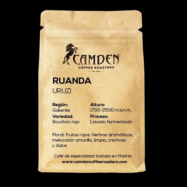 ruanda – uruzi, rwanda coffee from camden coffee roasters (velilla de san antonio) - café de especialidad | specialty coffee madrid