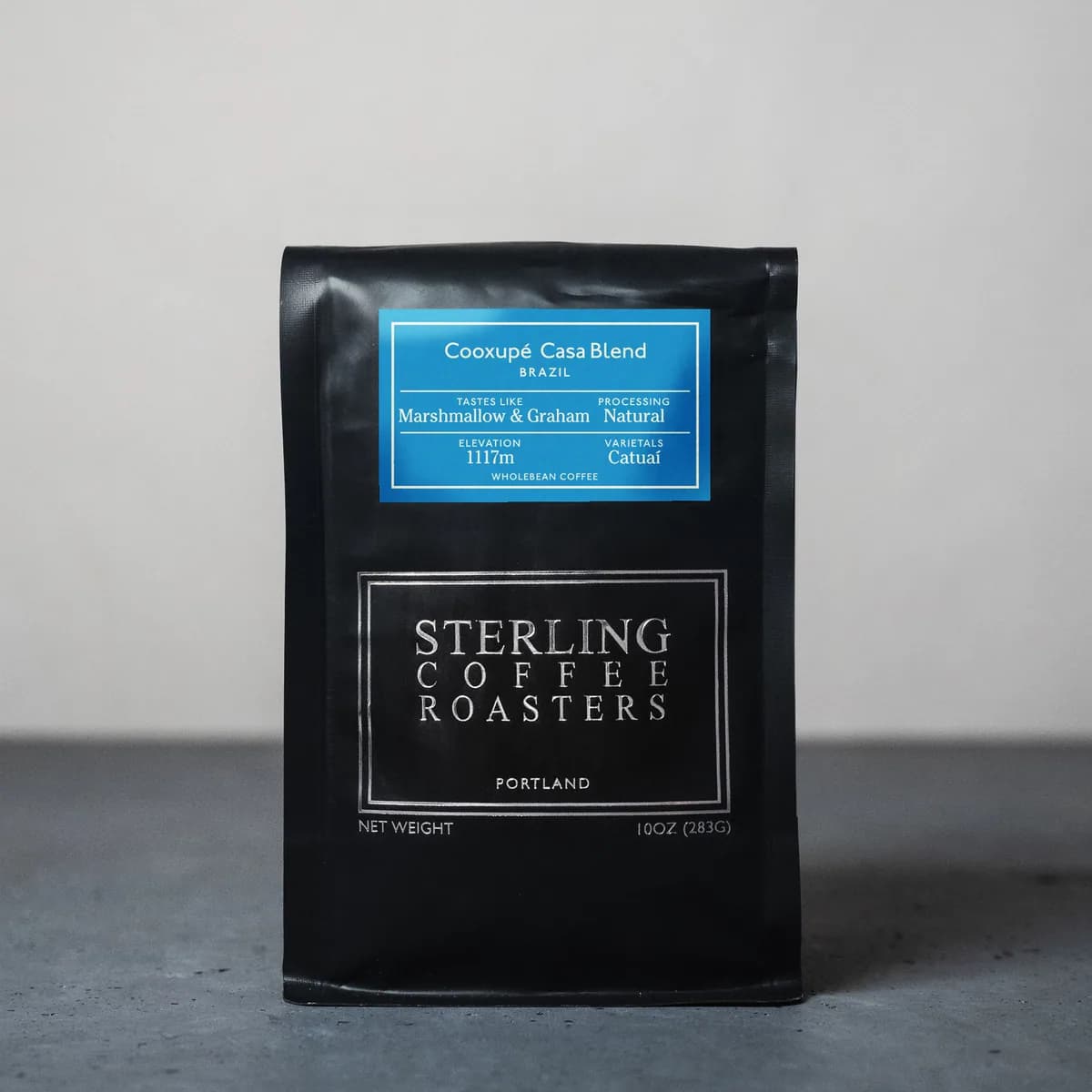 brazil cooxupé casa blend: tastes like marshmallow & graham, brazil coffee from sterling coffee roasters