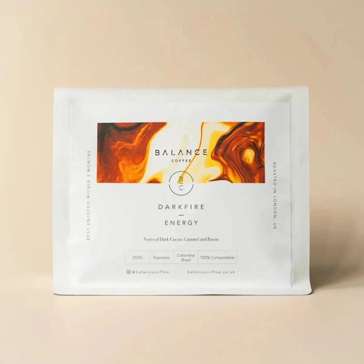 darkfire energy, colombia coffee from balance coffee