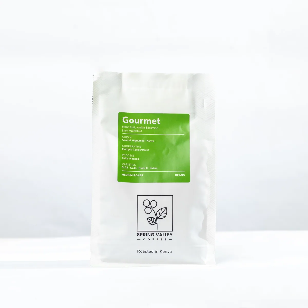 gourmet, kenya coffee from spring valley coffee @ the roastery