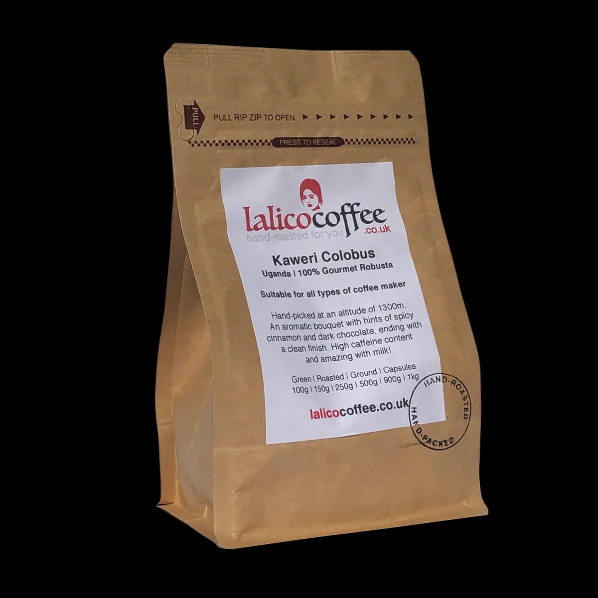 uganda nkg kaweri colobus, uganda coffee from lalico coffee