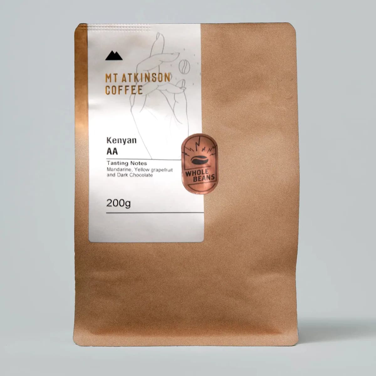 kenyan aa, kenya coffee from mt atkinson coffee