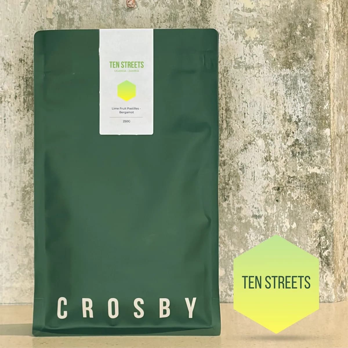 ten streets blend, uganda coffee from crosby coffee oxford road
