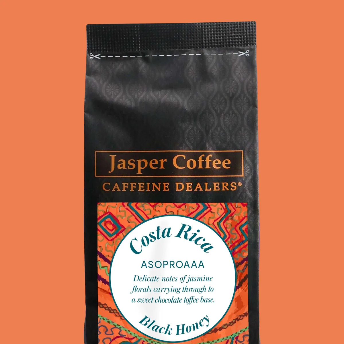 costa rica asoproaaa black honey, costa rica coffee from jasper coffee