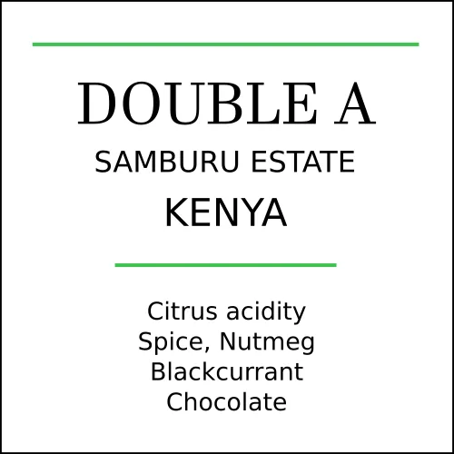 kenya aa samburu medium roast, kenya coffee from pebble and pine coffee