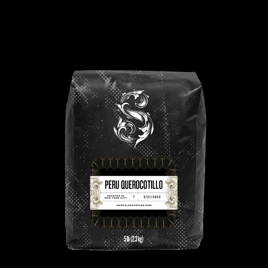 peru querocotillo 2.5lb, peru coffee from sweetleaf coffee roasters