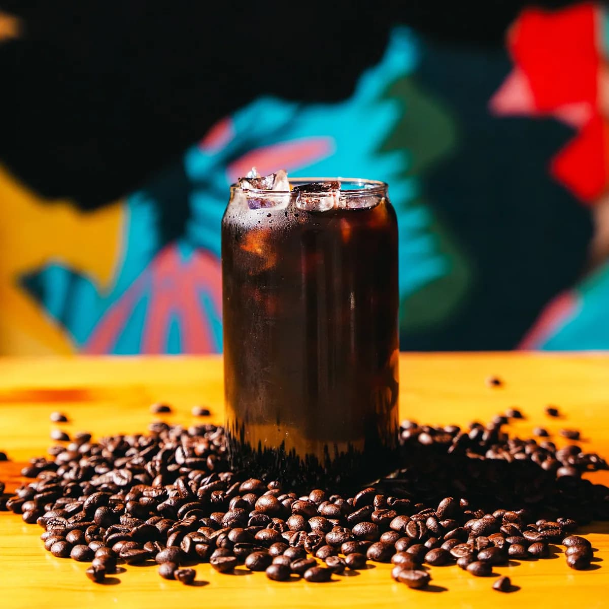 cold brew, nicaragua coffee from mixed grounds coffee