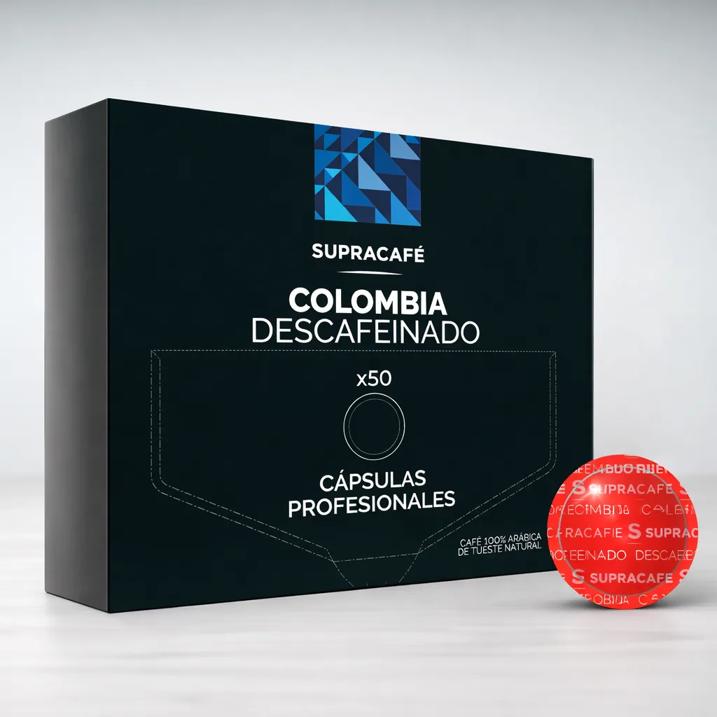 cápsulas de disco de café de colombia descafeinado (50 unidades), colombia coffee from supracafé s.a.