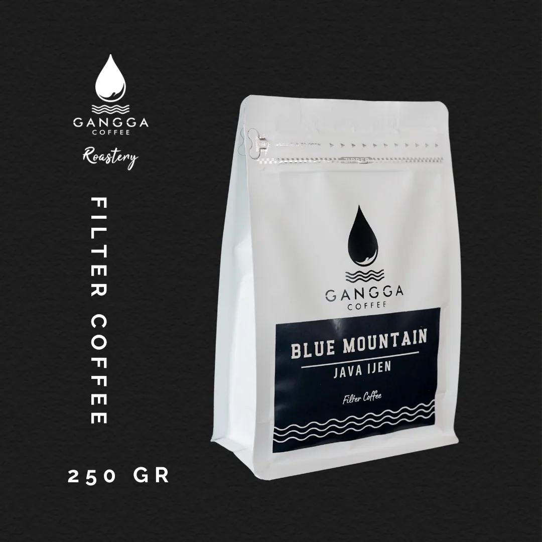 ijen blue mountain filter coffee, indonesia coffee from gangga roastery - bali coffee roaster