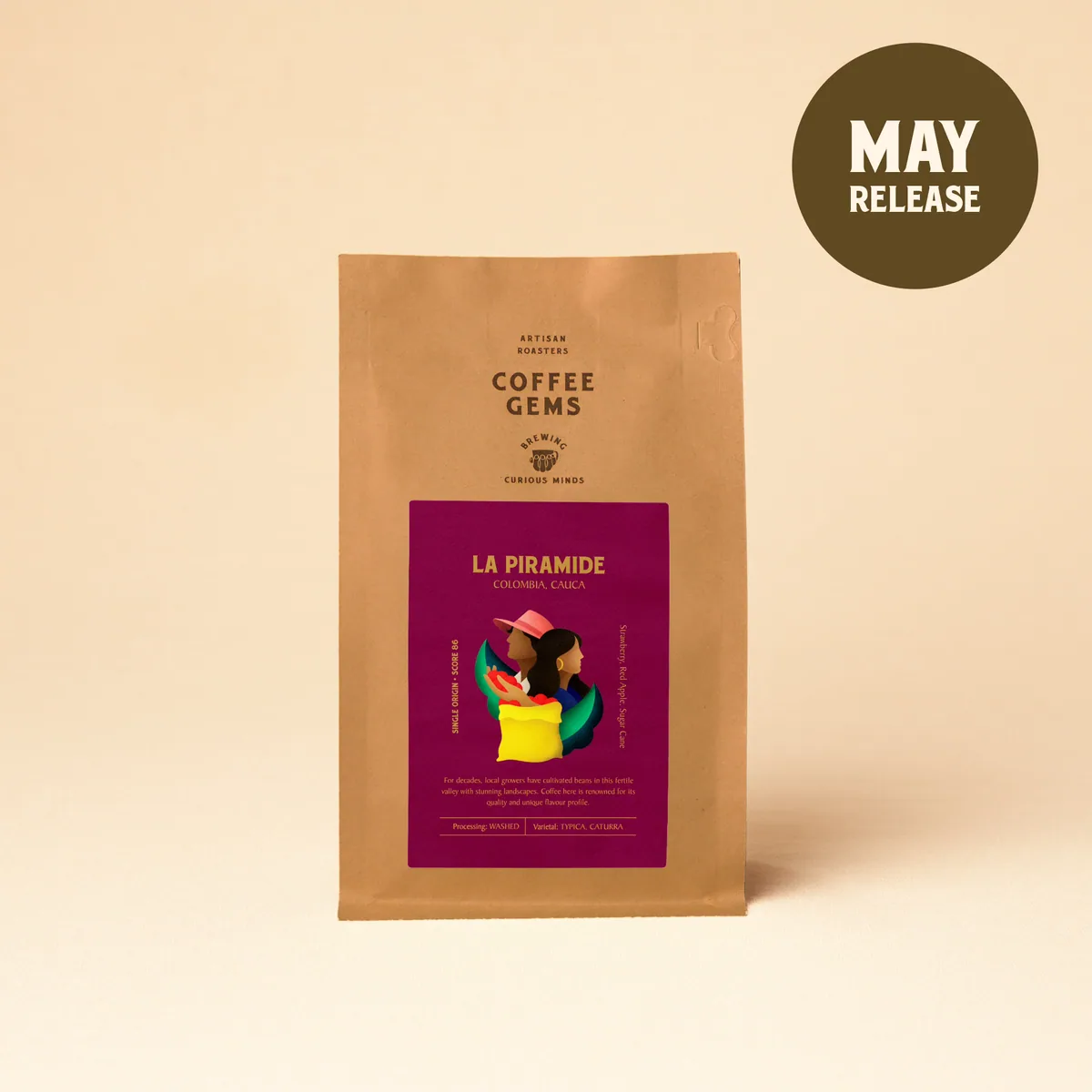 la piramide, colombia, colombia coffee from coffee gems artisan roasters & coffee shop