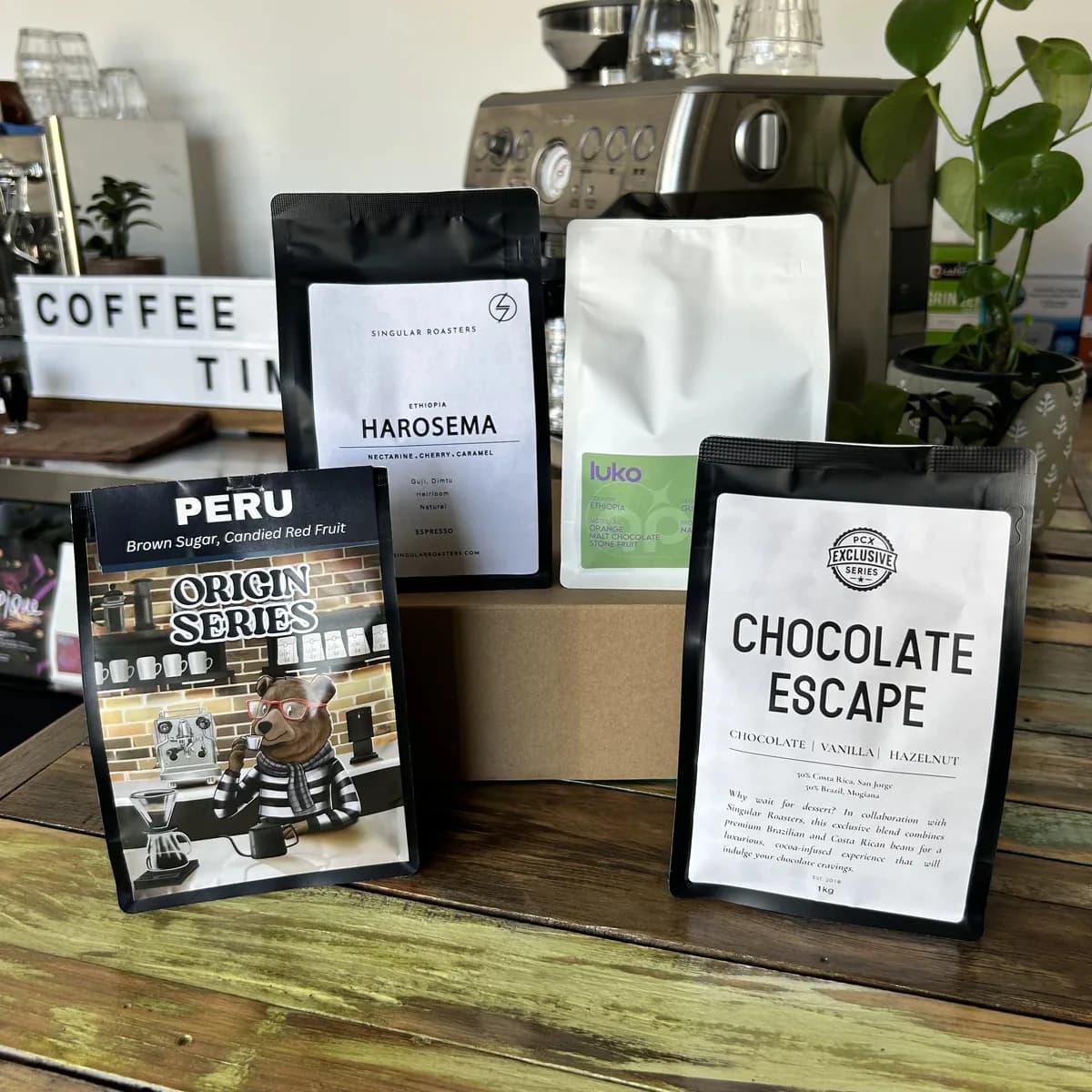 the long black discovery box, ethiopia + peru coffee from perth coffee exchange