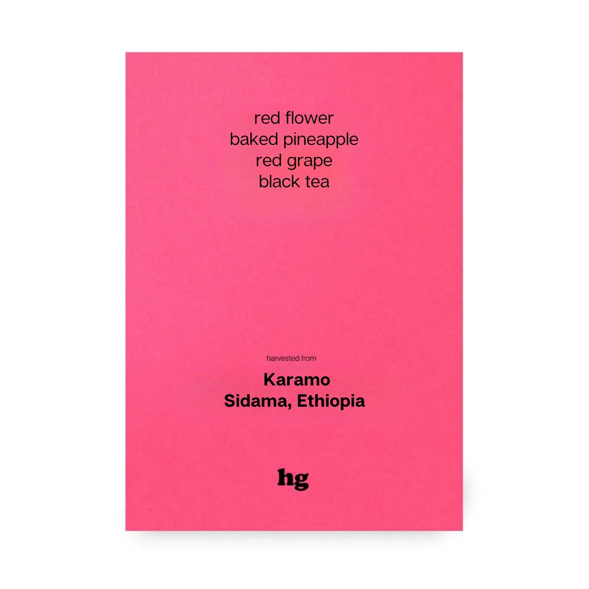 karamo, 74158, natural, ethiopia (drip bag), ethiopia coffee from homeground coffee roasters
