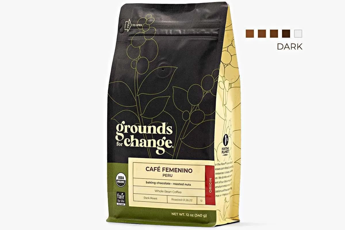 peru "café femenino", peru coffee from grounds for change coffee