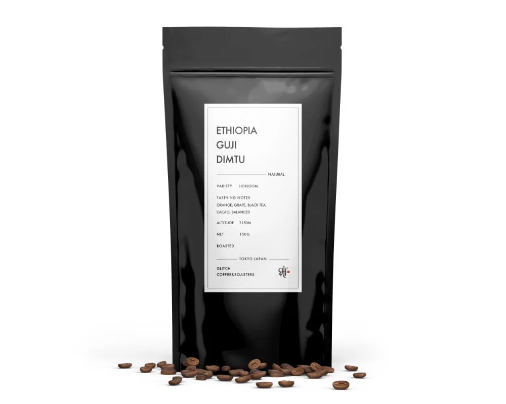 ethiopia guji dimtu, ethiopia coffee from glitch coffee