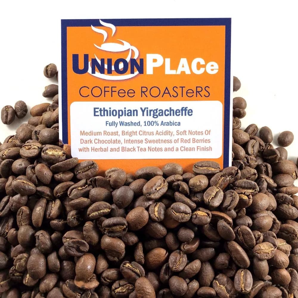 ethiopian yirgacheffe, ethiopia coffee from union place coffee roasters