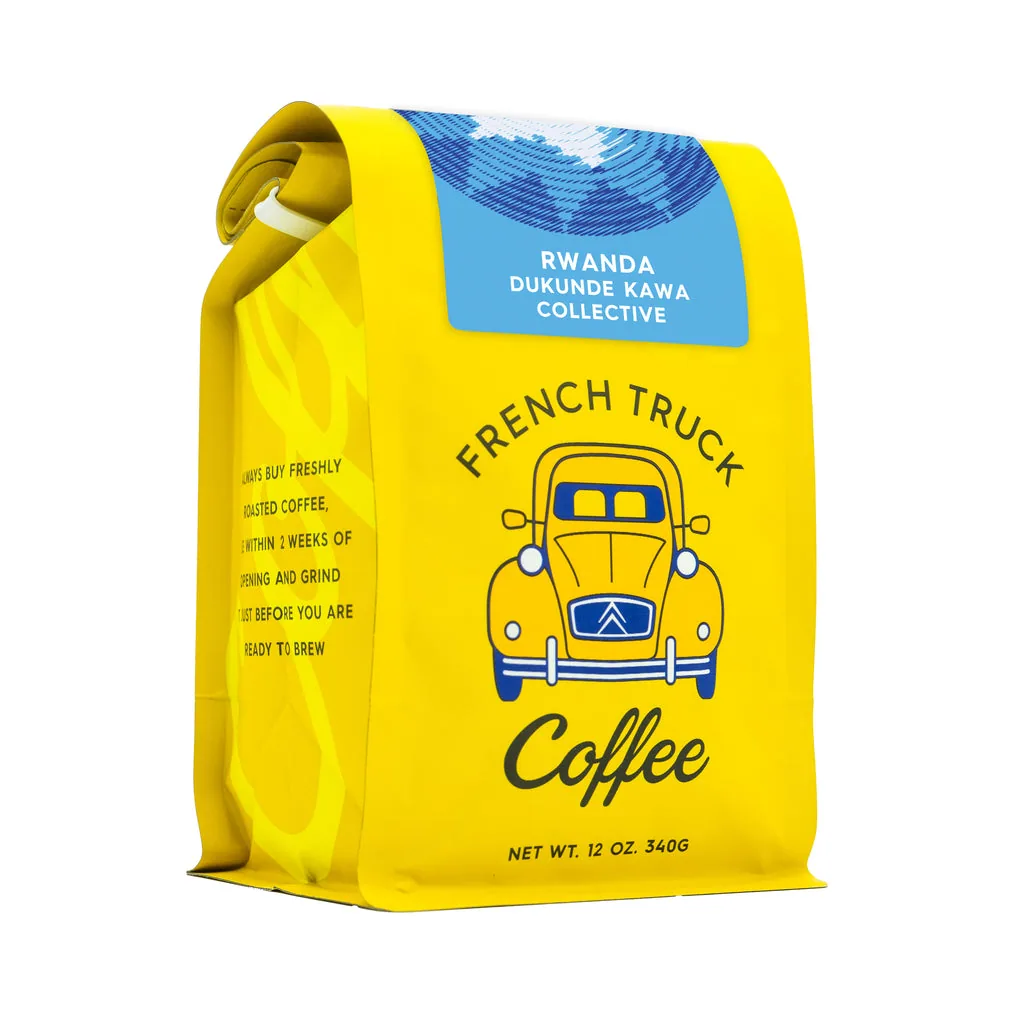 rwanda dukunde kawa collective, rwanda coffee from french truck coffee