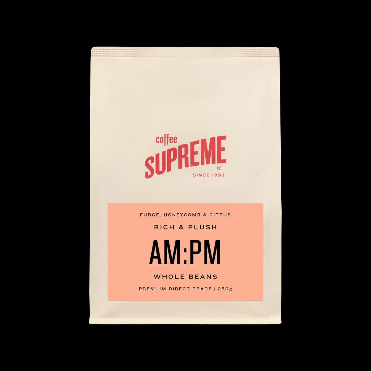 am:pm blend, brazil coffee from coffee supreme sydney offices and roastery