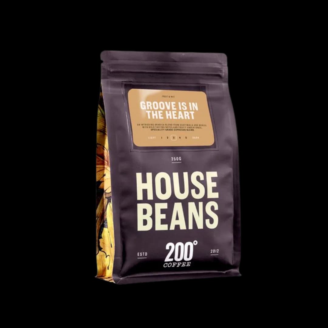 groove is in the heart, brazil + guatemala coffee from 200 degrees coffee roastery