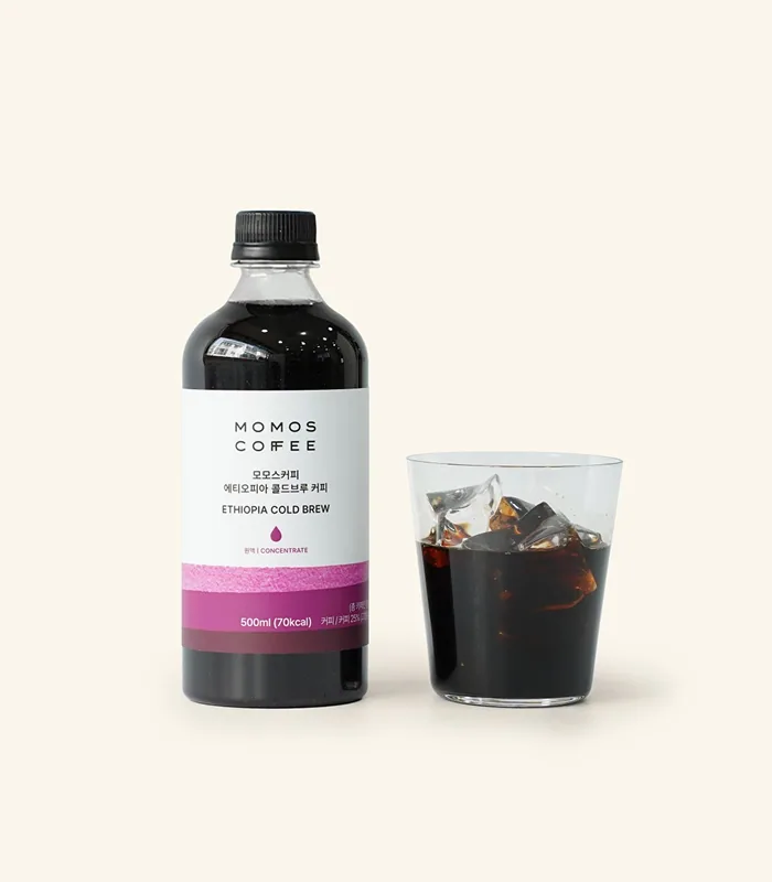 콜드브루 원액 에티오피아 500ml, ethiopia coffee from momos yeongdo roastery & coffee bar