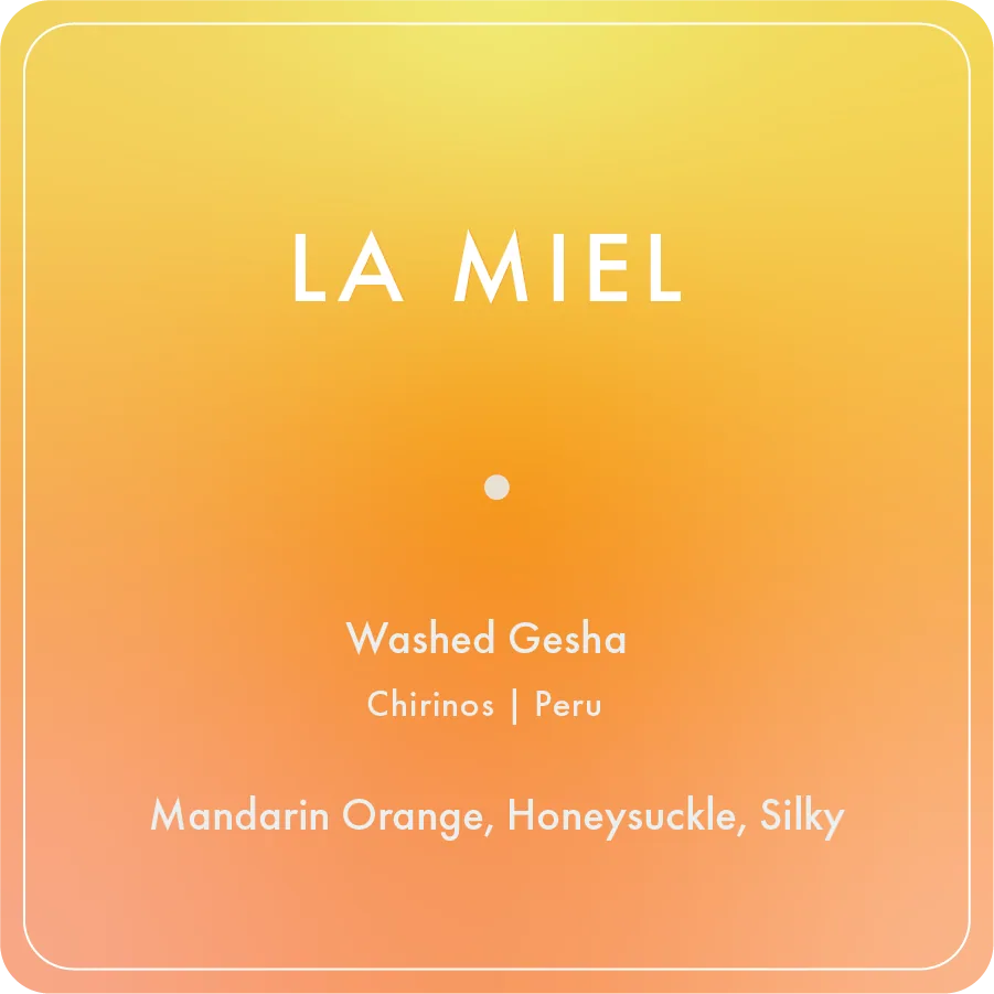 la miel, peru coffee from regalia