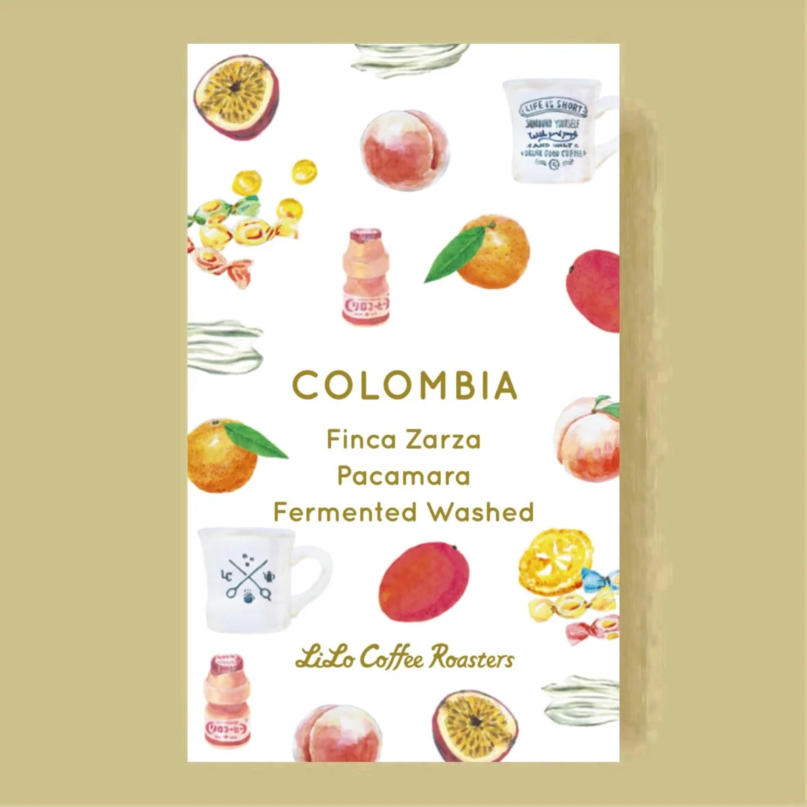 colombia finca zarza pacamara fermented washed, colombia coffee from lilo coffee roasters