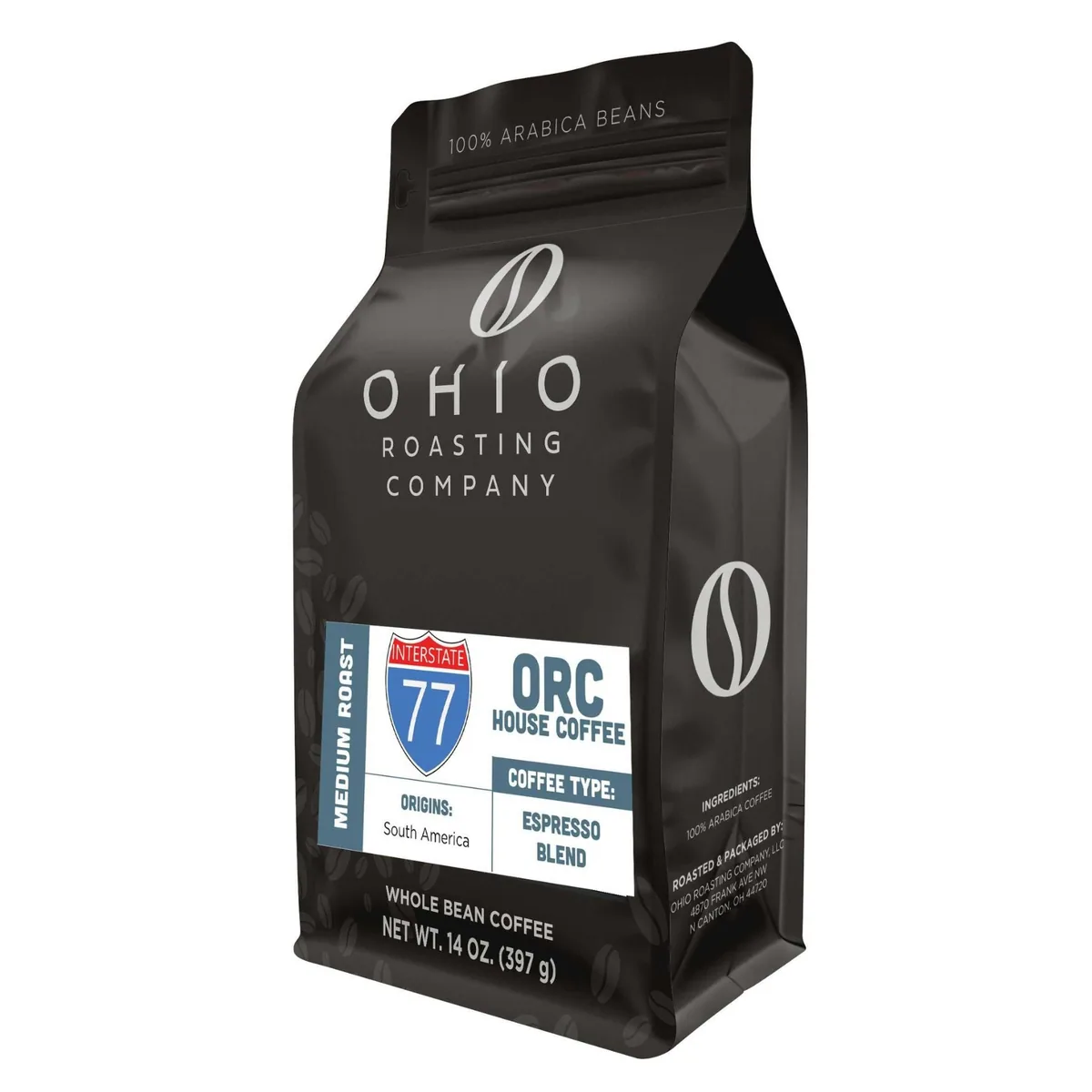 orc house blend, indonesia coffee from ohio roasting company