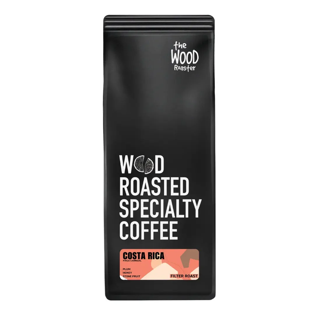 costa rica finca carrizal filter roast, costa rica coffee from the wood roaster