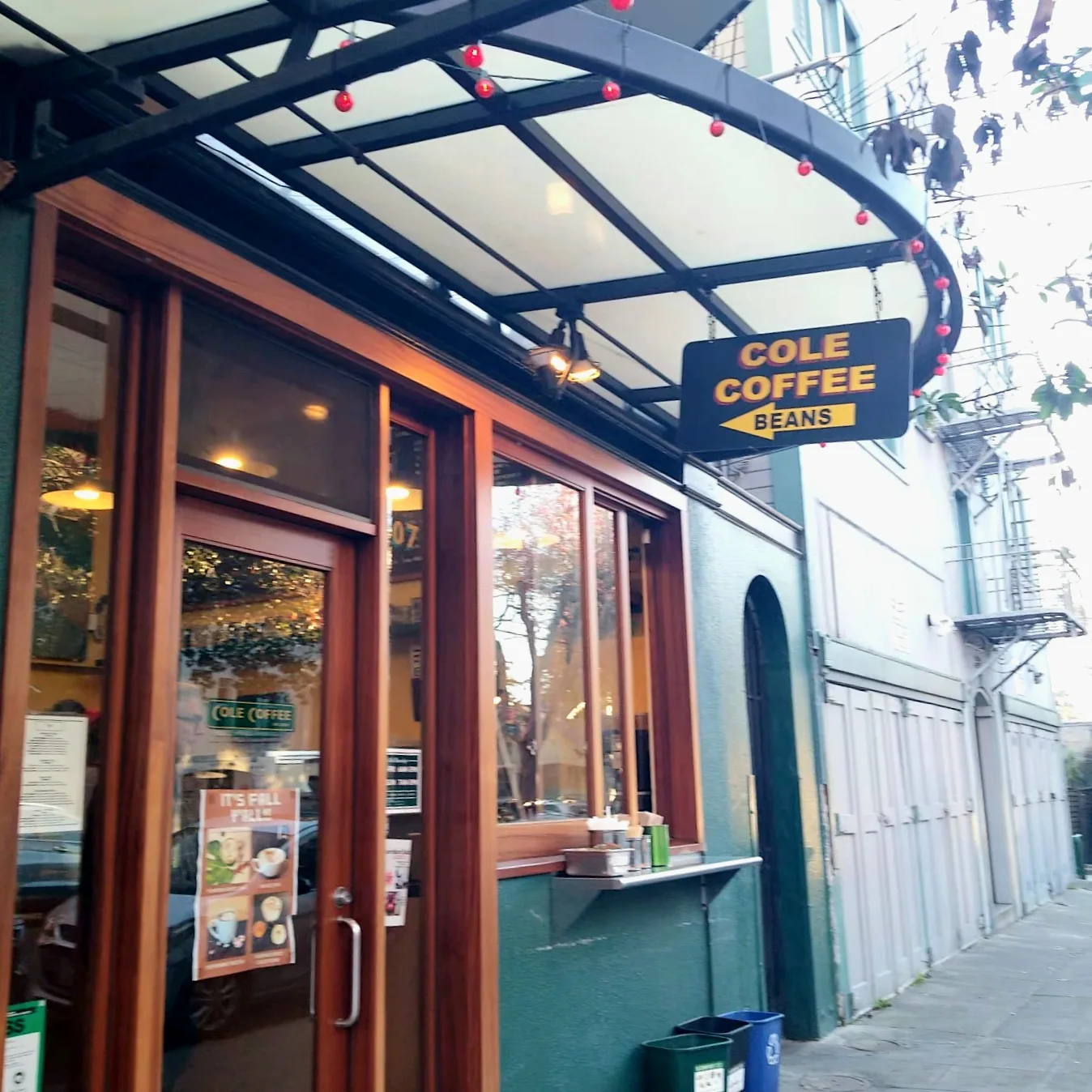 Cole Coffee Bean + Retail Shop in San Francisco, specialty coffee cafe