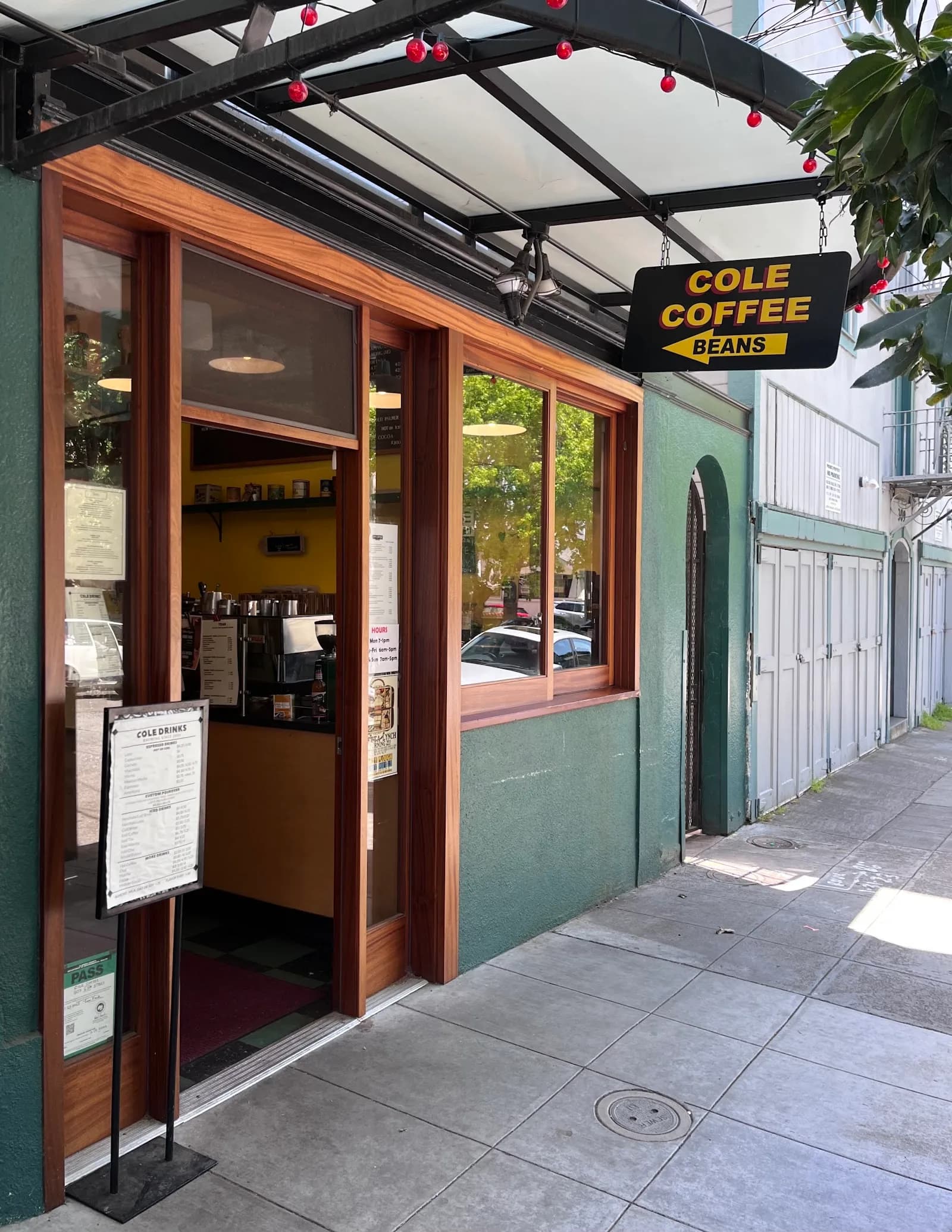Cole Coffee Café in San Francisco, specialty coffee cafe
