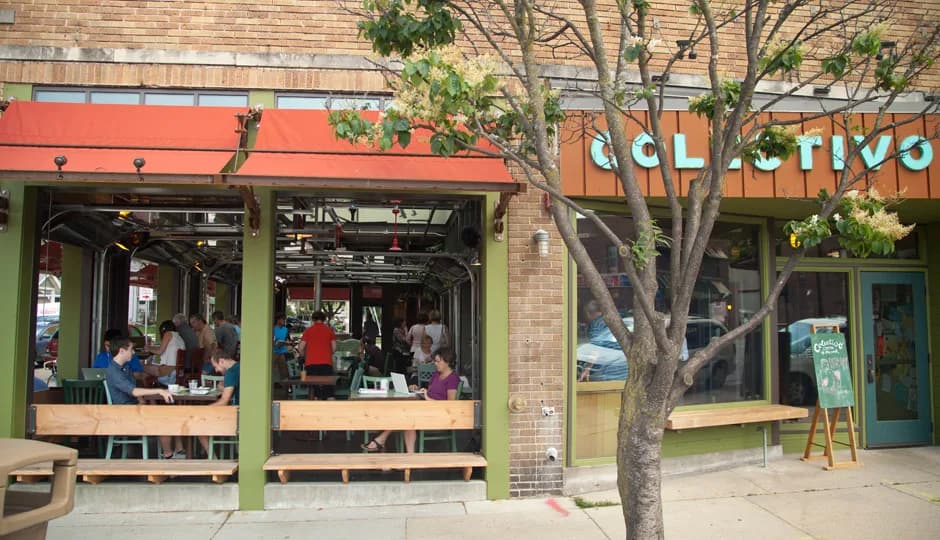 Colectivo Monroe St. in Madison, specialty coffee cafe