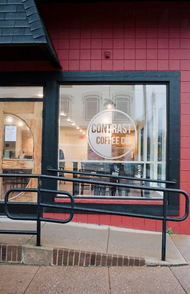 Contrast Coffee Co. in Marquette, specialty coffee cafe