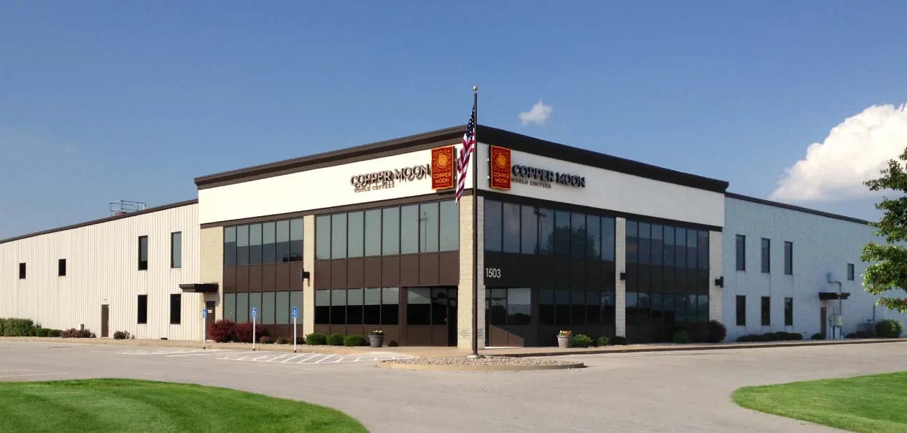 Copper Moon Coffee Office & Roasting Plant in Lafayette, specialty coffee roaster