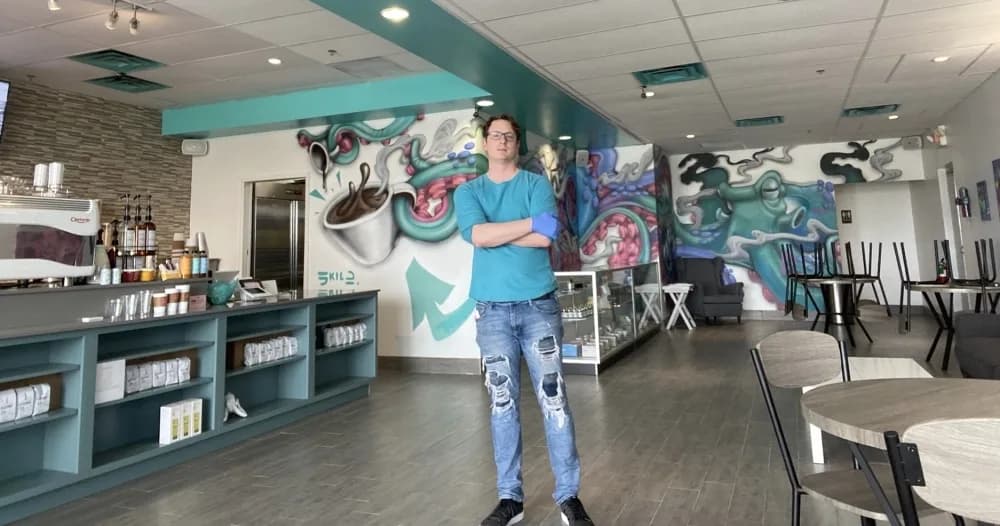 Coral Reef Coffee Company in Lewisville, specialty coffee cafe