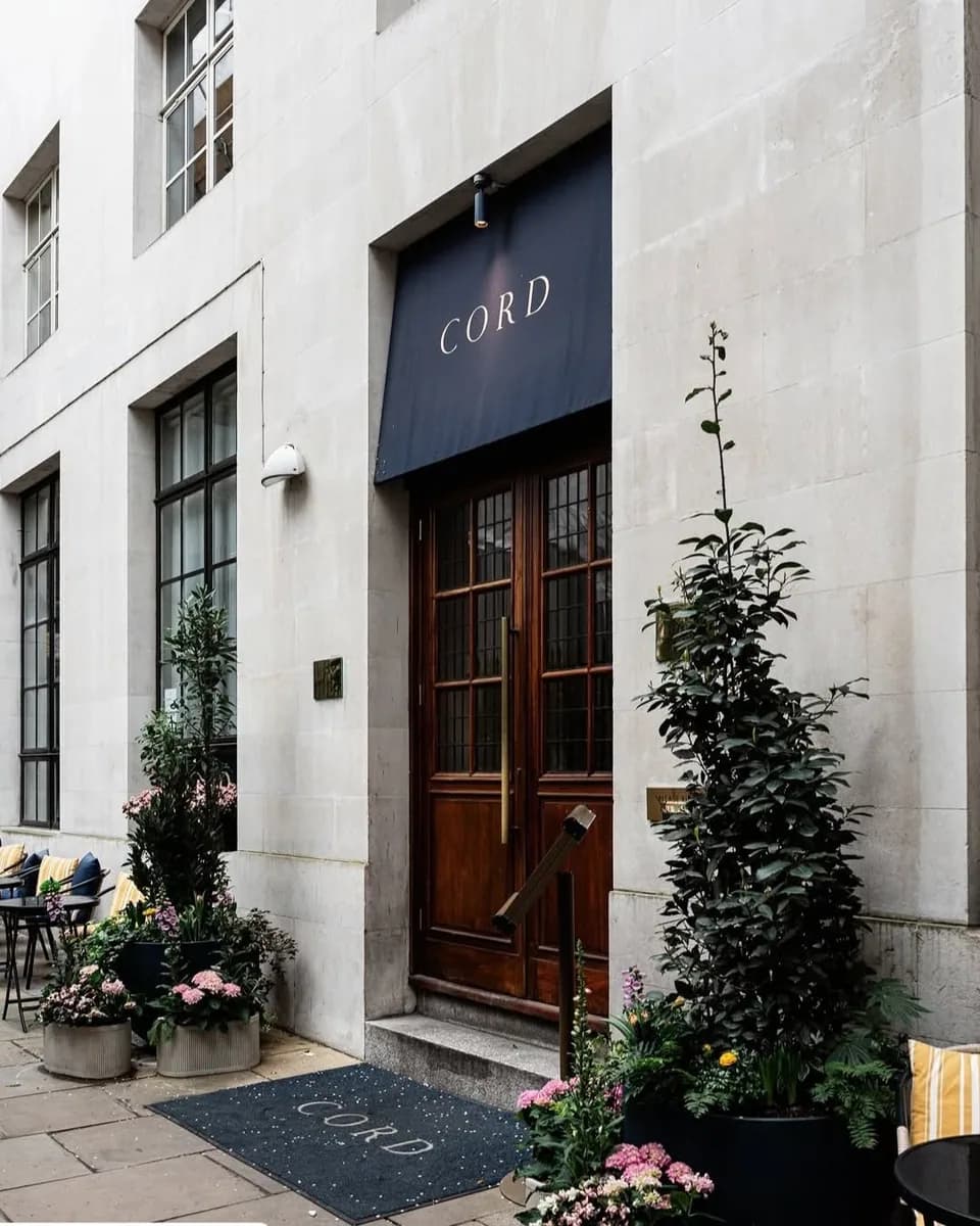 Cord Café in London, specialty coffee cafe