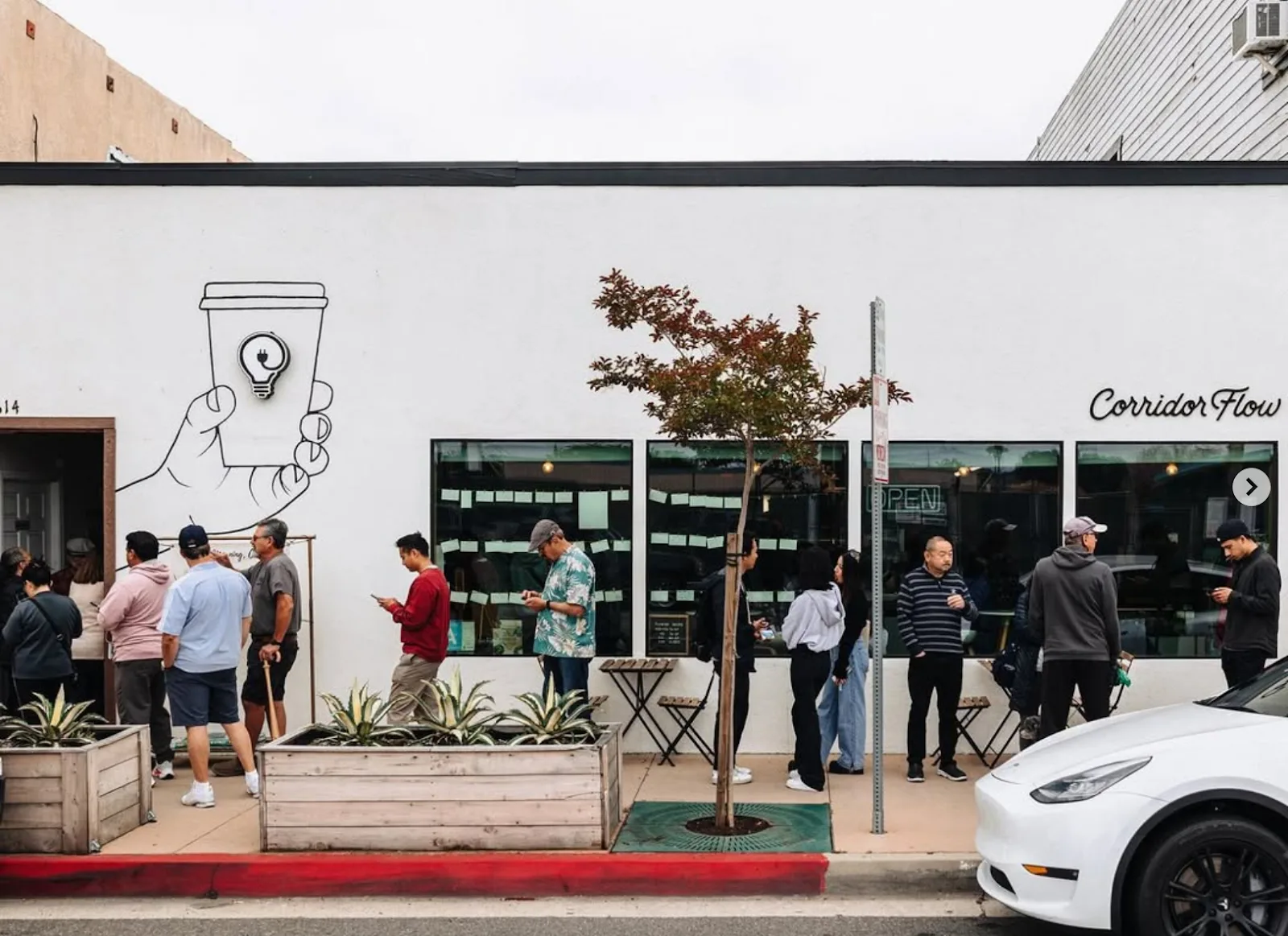 Corridor Flow in Los Angeles, specialty coffee cafe