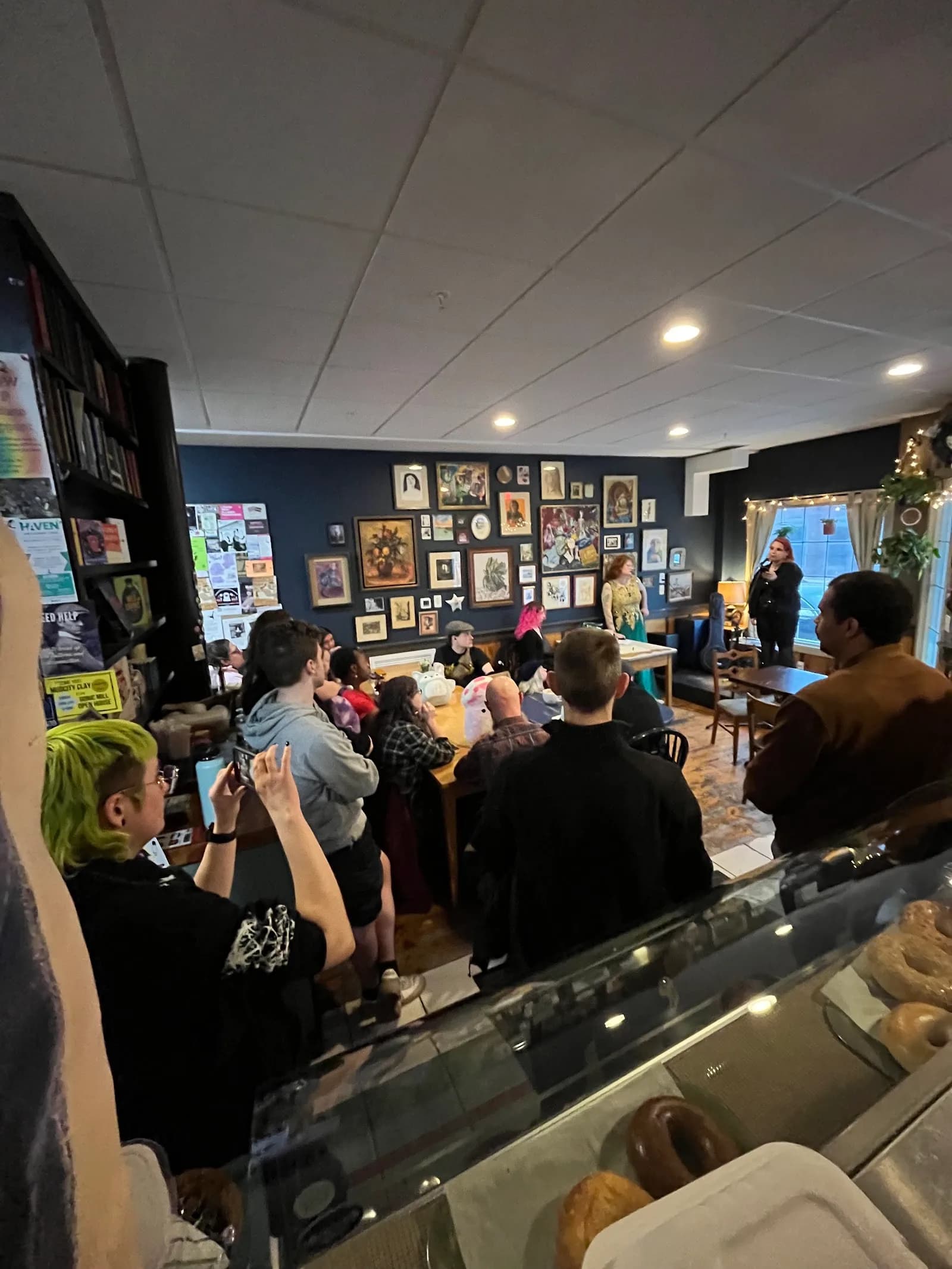Crackskull's Books & Cafe in Newmarket, specialty coffee cafe
