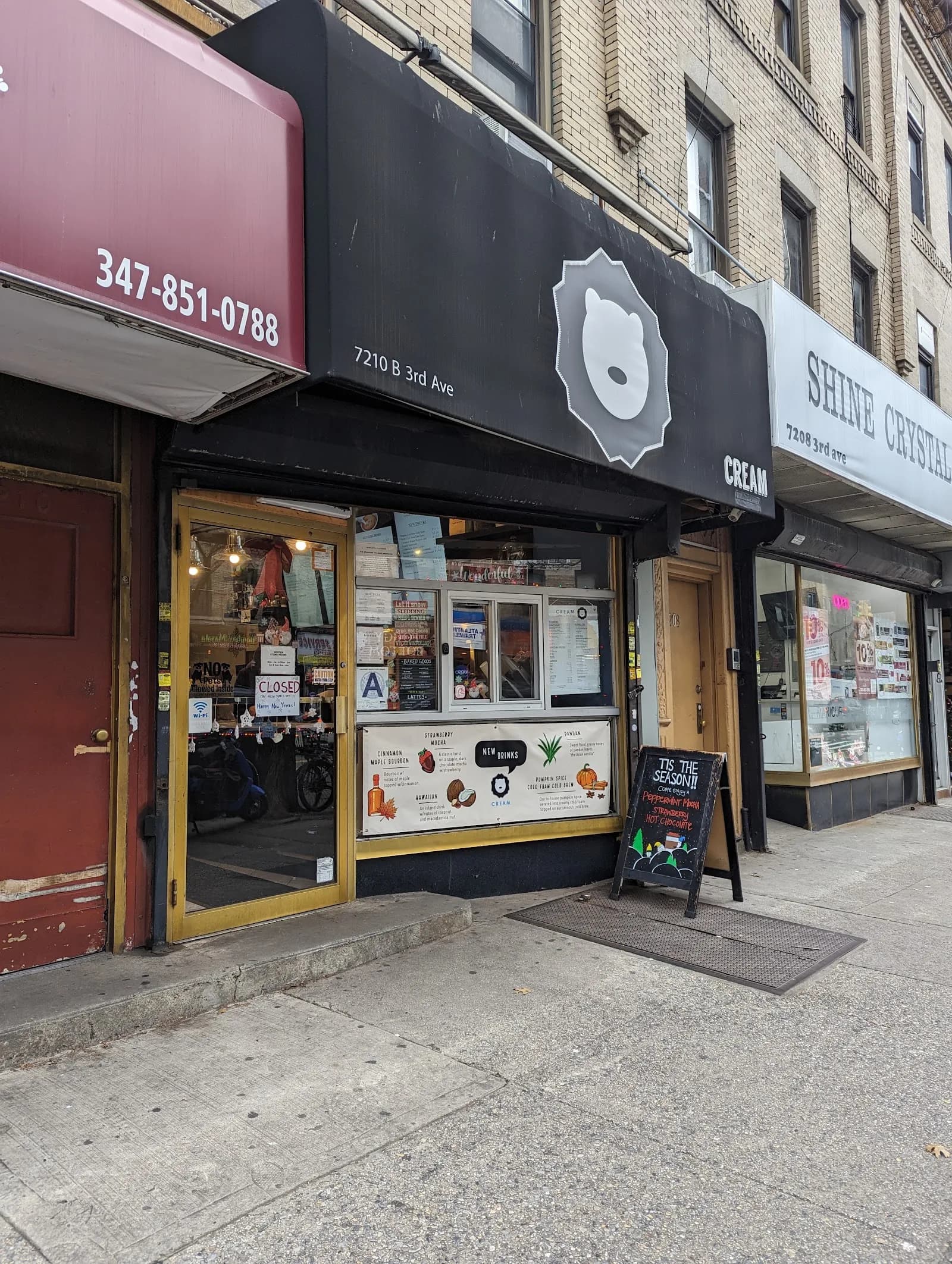 Cream Coffee & Tea Shop in New York City, specialty coffee cafe