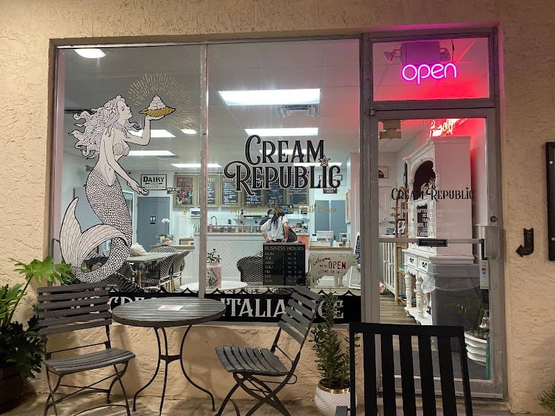 Cream Republic in Port Saint Lucie, specialty coffee cafe