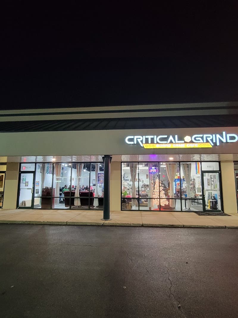 Critical Grind Board Game Cafe in Chicago, specialty coffee cafe