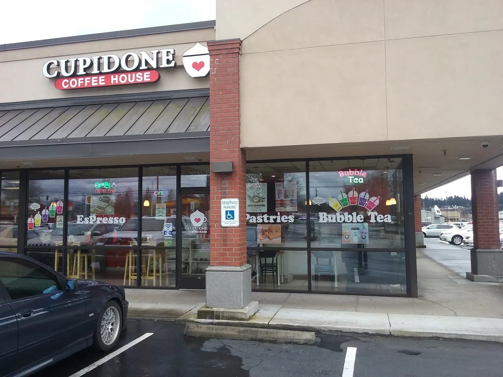 Cupidone Coffee House in Orchards, specialty coffee cafe