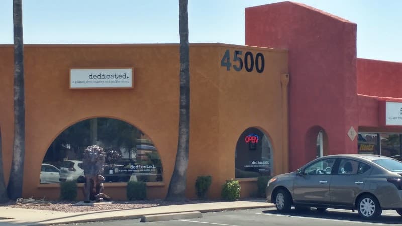 dedicated. a gluten free bakery & coffee shop in Tucson, specialty coffee cafe